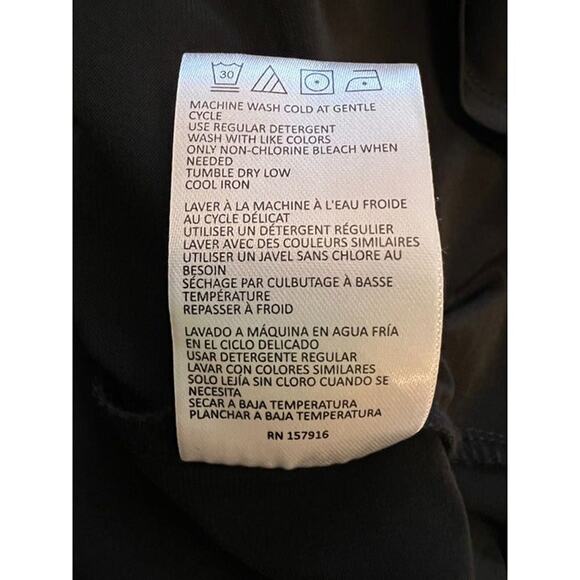 Black Stretchy Wrap Dress by H Halston Medium NWT Office Career Versatile - Picture 8 of 9